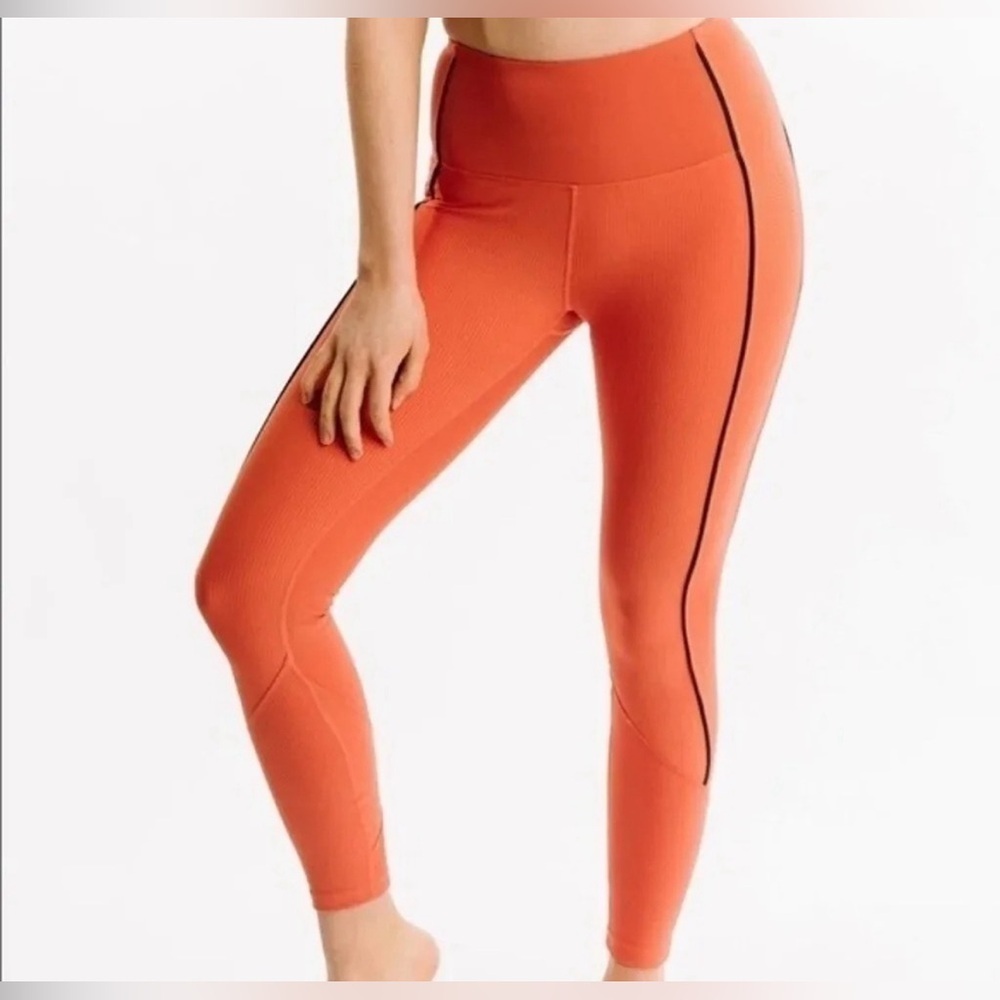 Burnt Orange Ribbed Premium 7/8 24" (12)